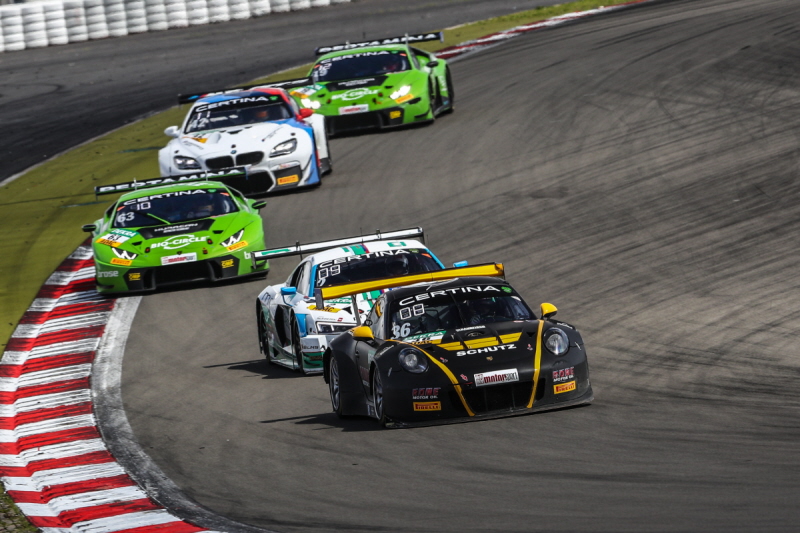 MISFORTUNE FOR ADAC GT RACERS MACDOWALL AND BACHLER AT NURBURGRING 